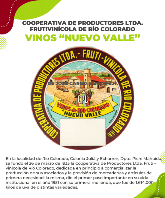 Coop. Productores LTDA. Río Colorado